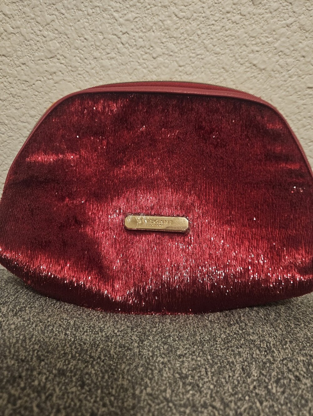 Euc BVLgari Parfums Cosmetic Pouch